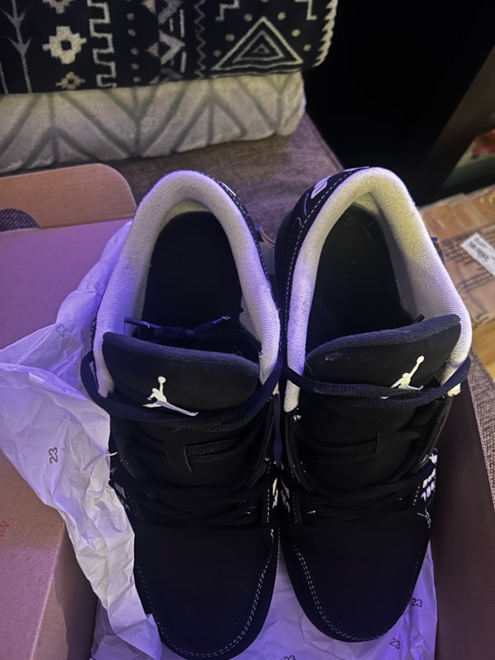 Jordan men’s 1 flight low sneakers 8.5 - Picture 4 of 6